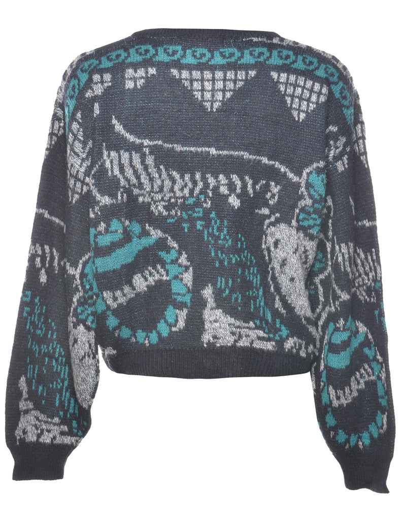 Patterned Jumper - M