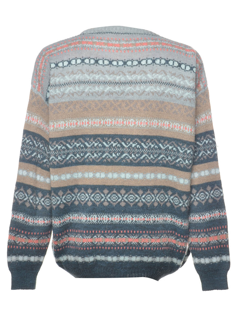 Patterned Jumper - M