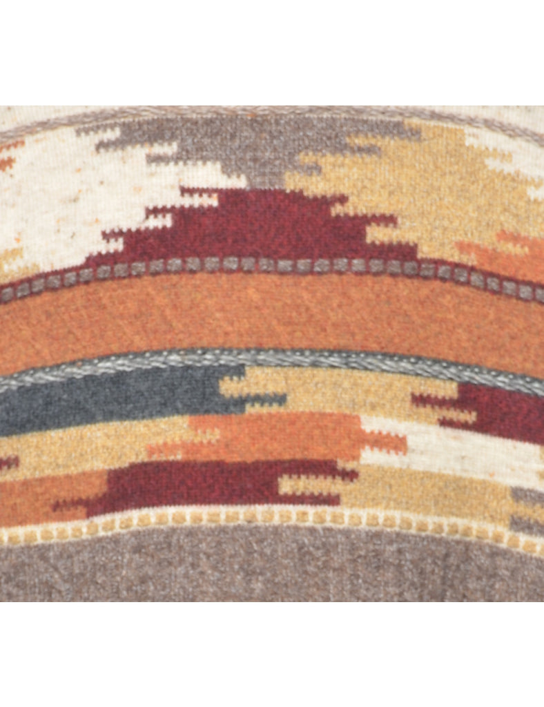 Patterned Multi-colour Jumper - L