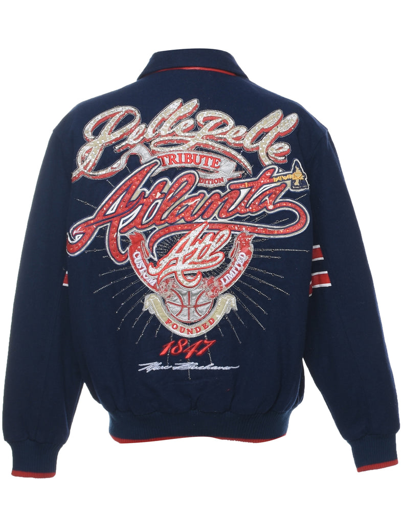 Pelle Pelle Navy Wool Jacket - L