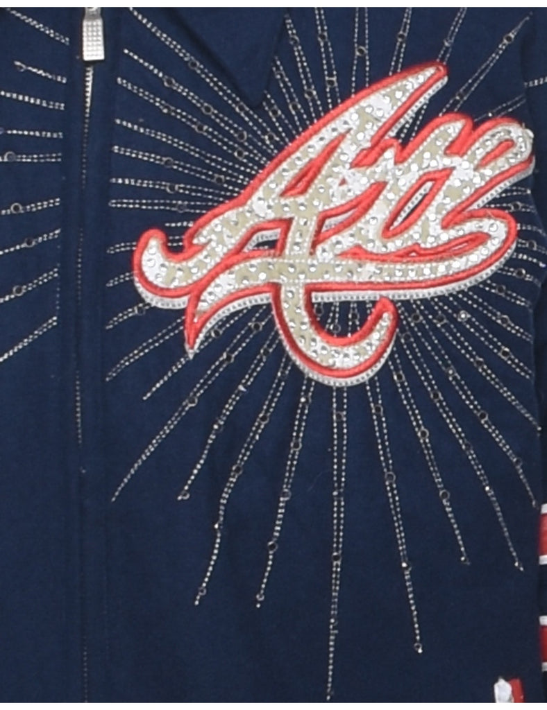Pelle Pelle Navy Wool Jacket - L
