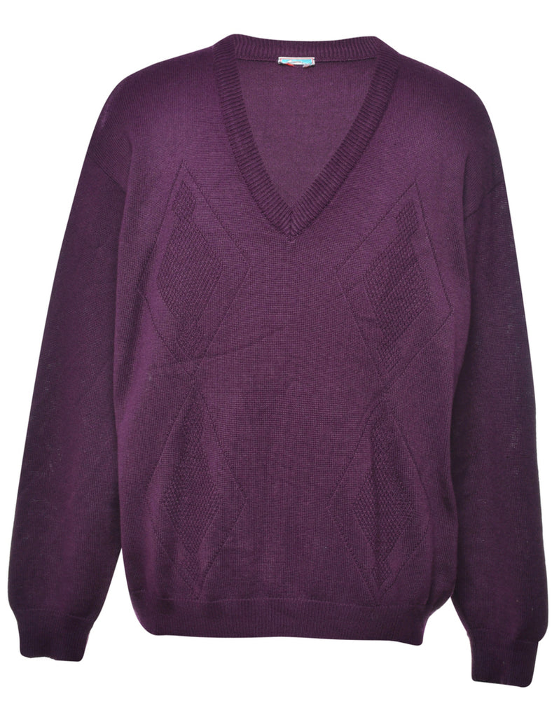 Plum Jumper - L