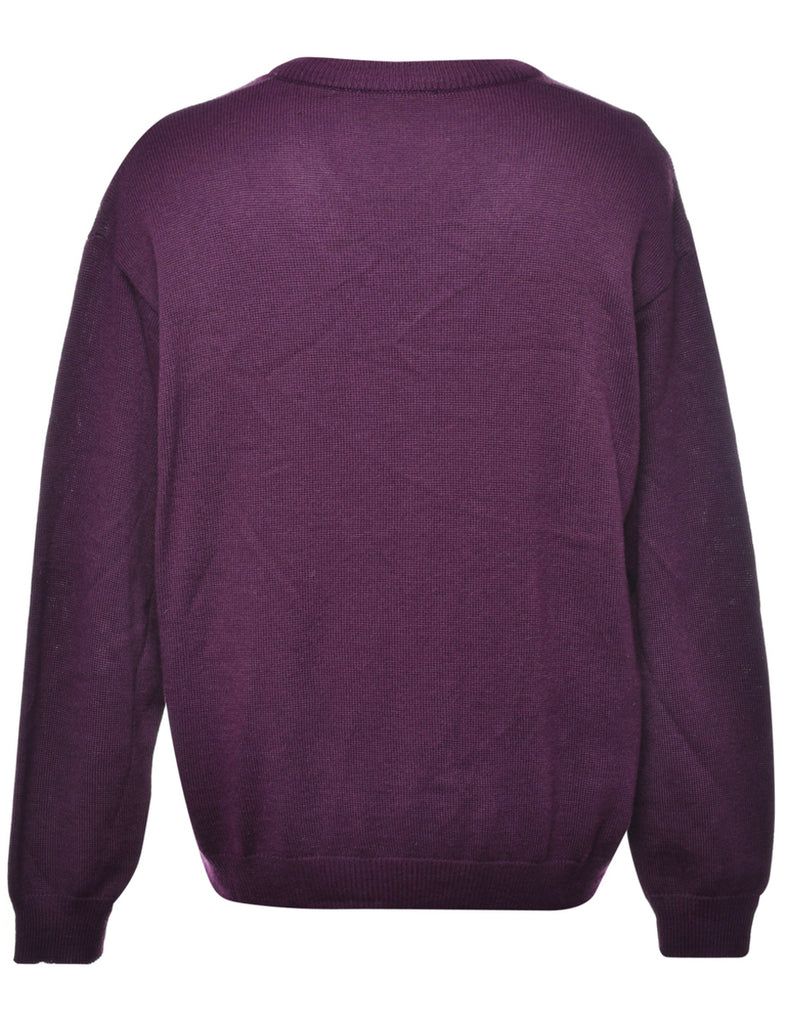 Plum Jumper - L