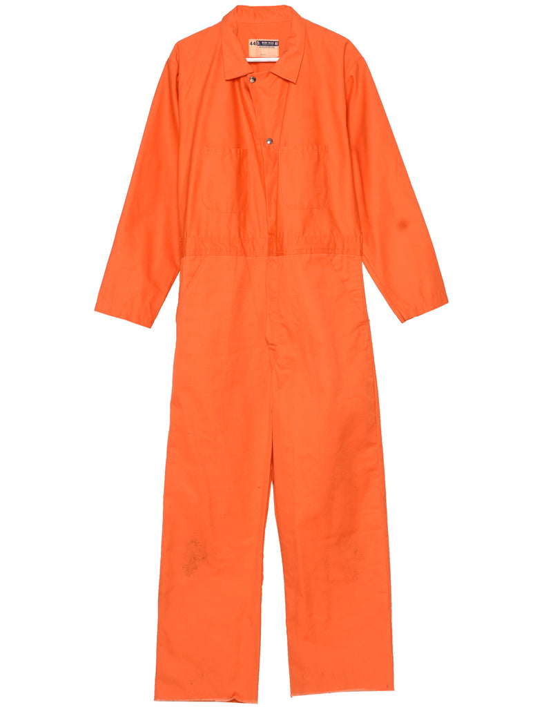 Popper Front Boiler Suit - L