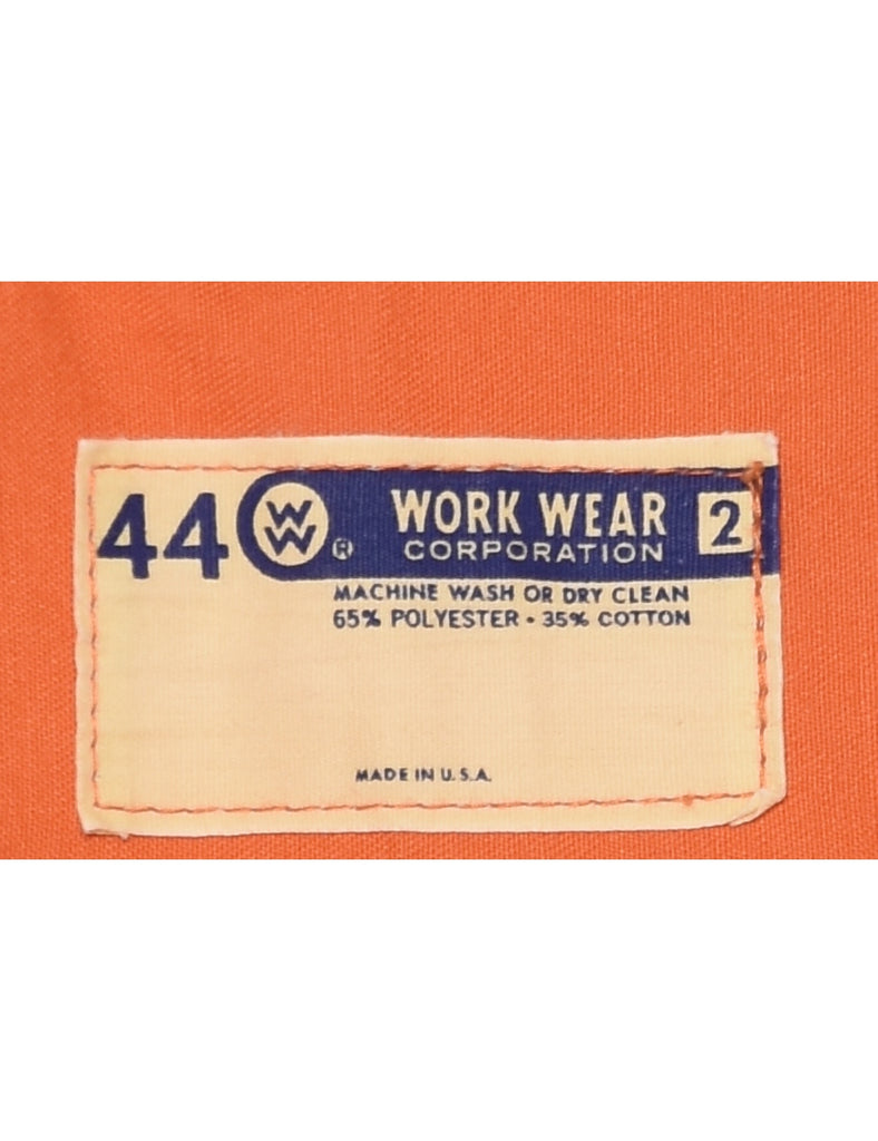 Popper Front Boiler Suit - L