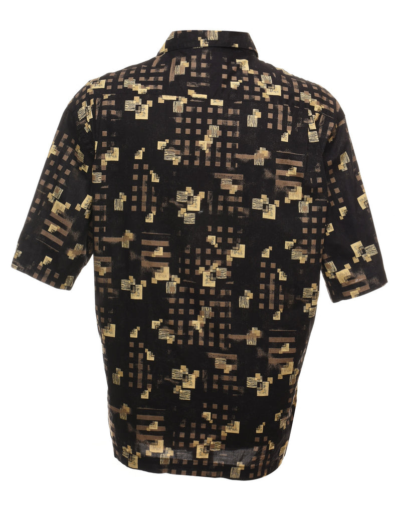 Printed Short Sleeved Shirt - XL