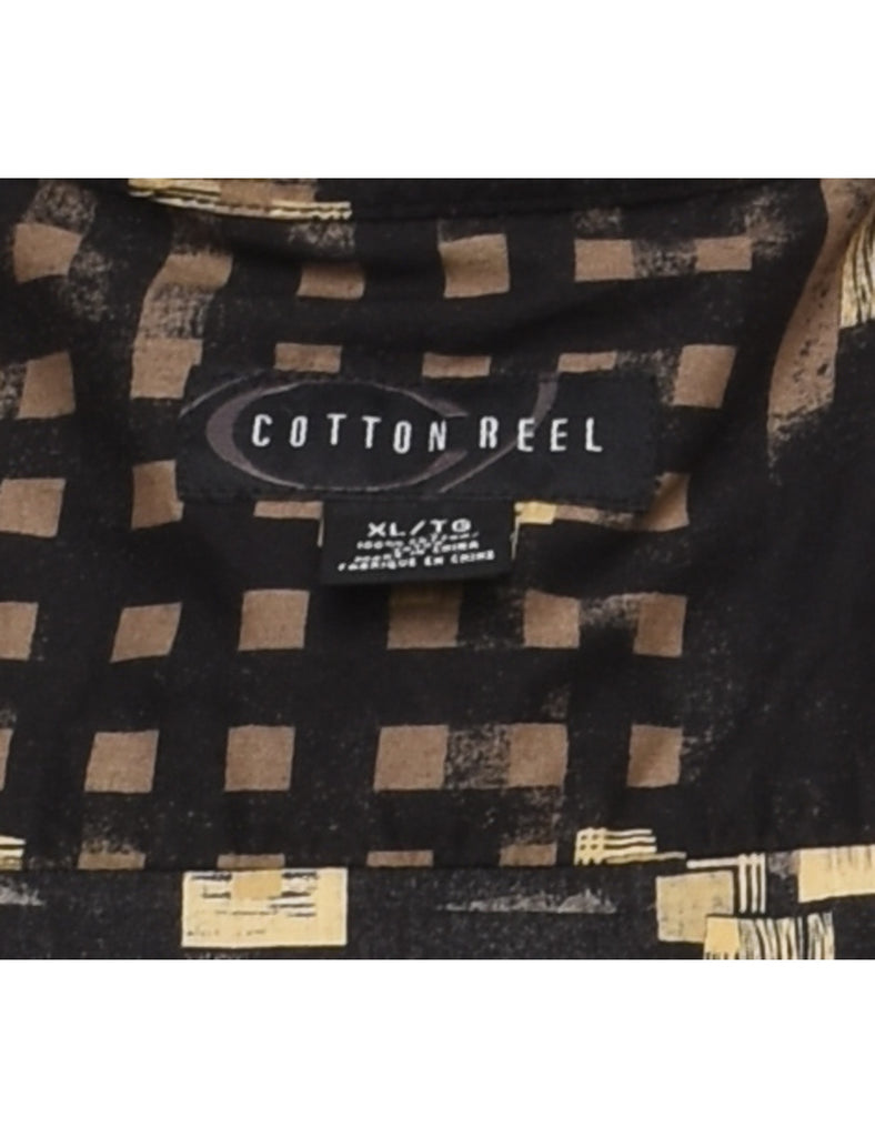 Printed Short Sleeved Shirt - XL