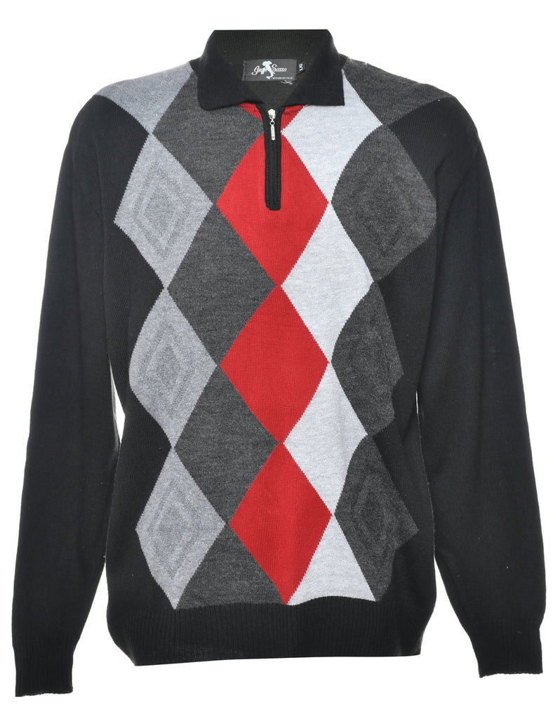 Quarter Zip Jumper - L