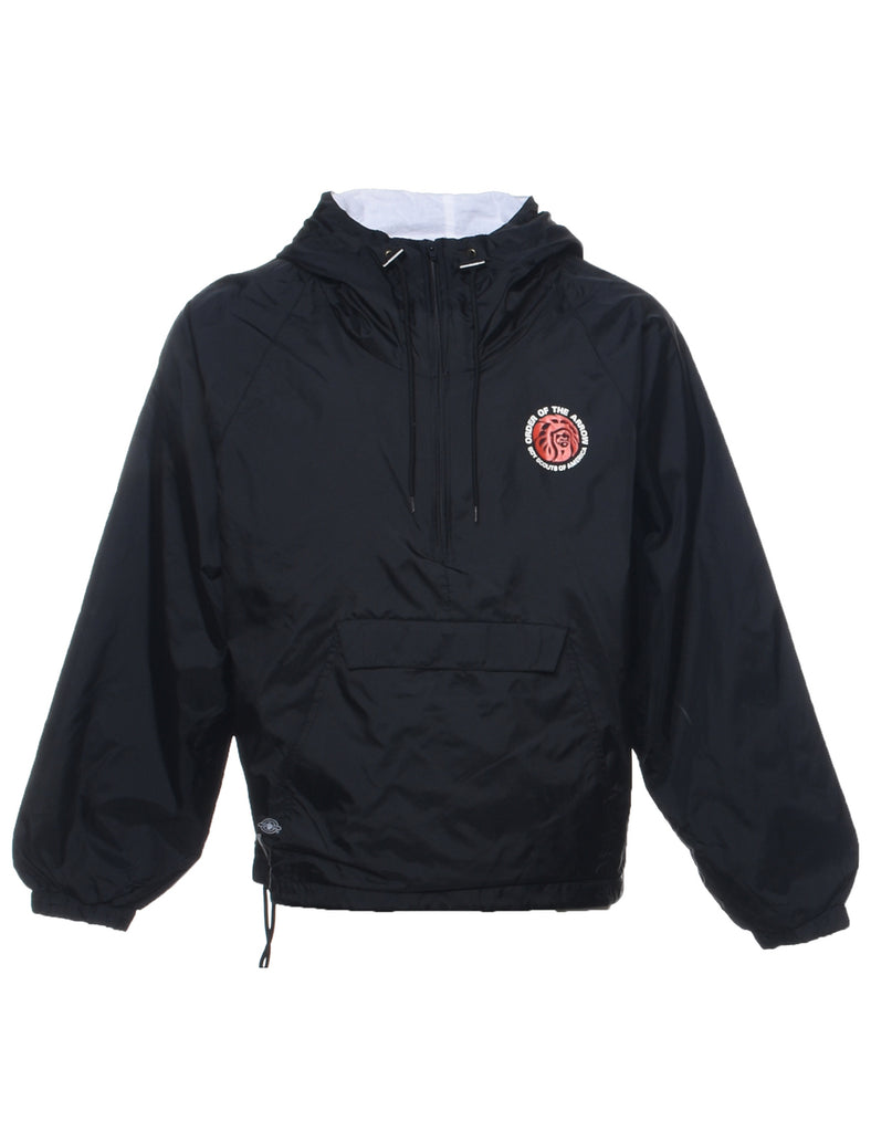 Quarter Zip Nylon Jacket - L