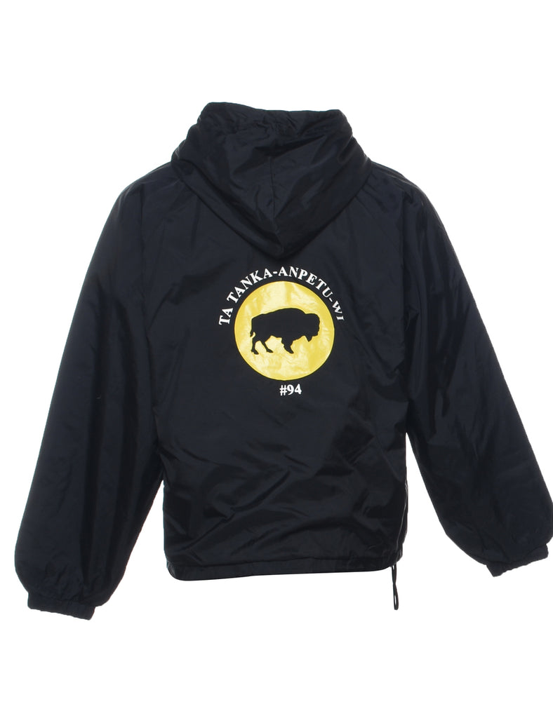 Quarter Zip Nylon Jacket - L