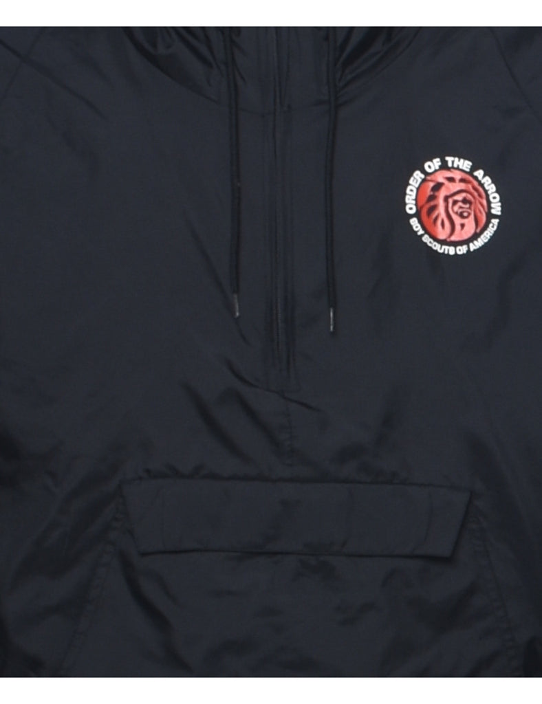 Quarter Zip Nylon Jacket - L
