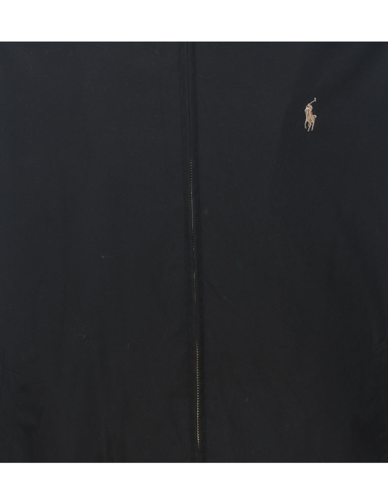 Ralph Lauren Black Zip-Front Jacket - XL