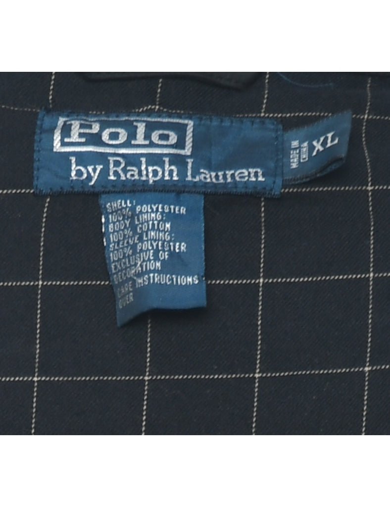 Ralph Lauren Black Zip-Front Jacket - XL
