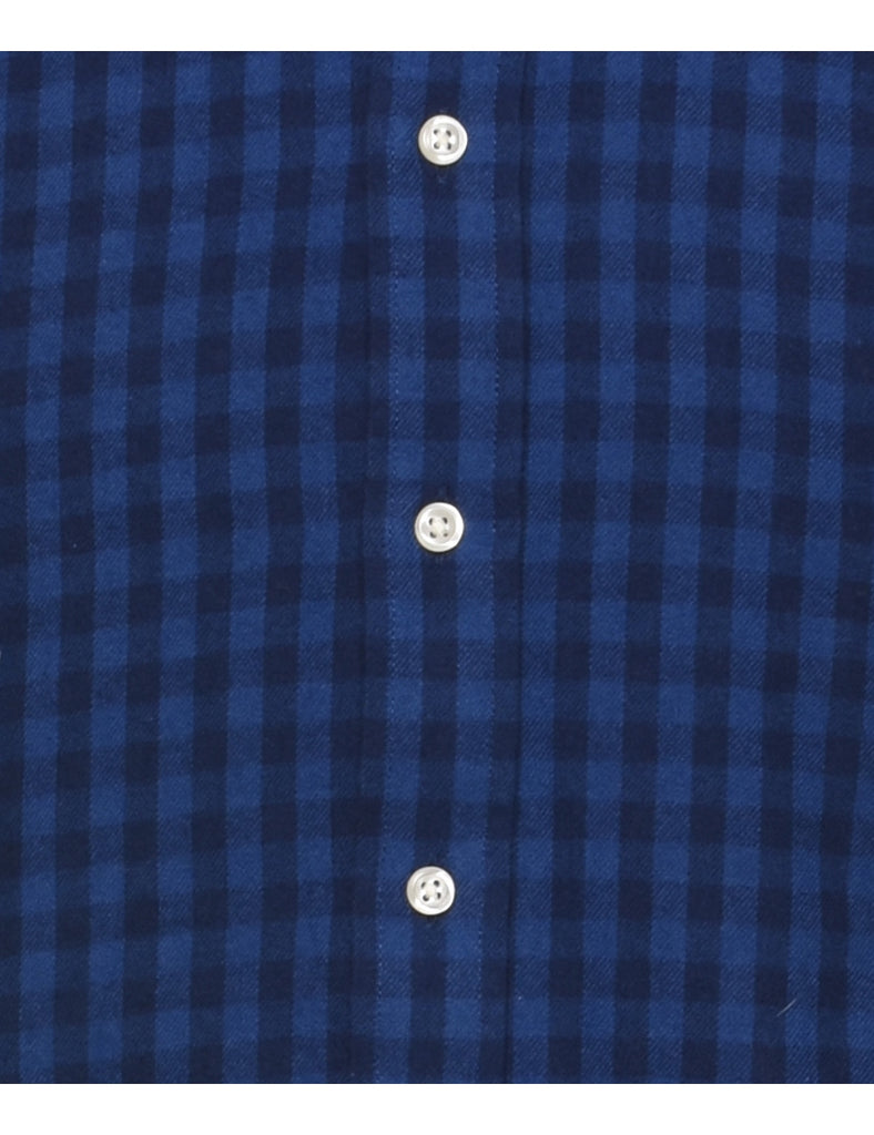 Ralph Lauren Blue & Black Checked Shirt - S