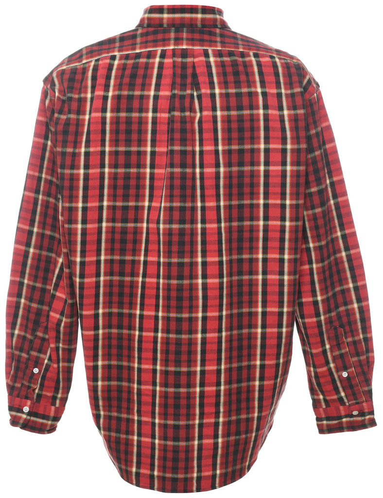 Ralph Lauren Checked Black & Red Shirt - L