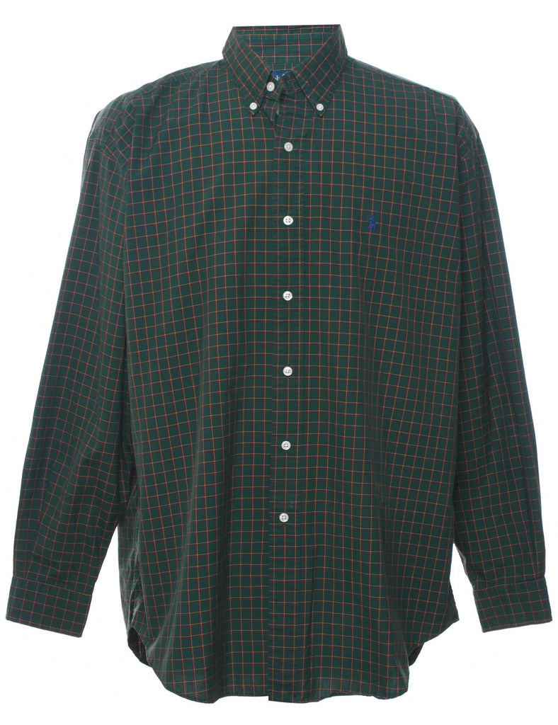 Ralph Lauren Checked Green Shirt - L