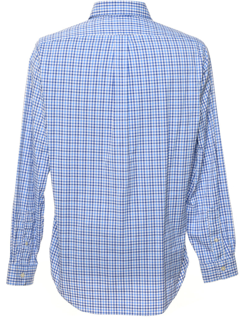 Ralph Lauren Checked Light Blue & White Shirt - M