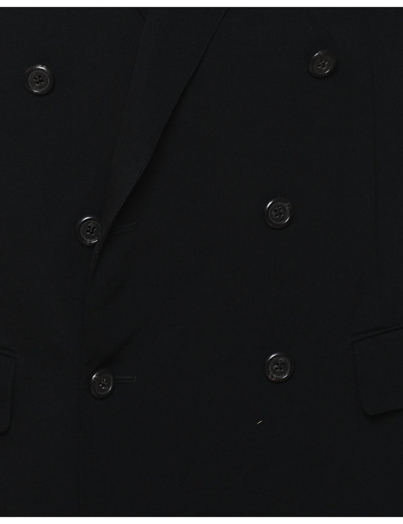 Ralph Lauren Double-Breasted Black Blazer - L