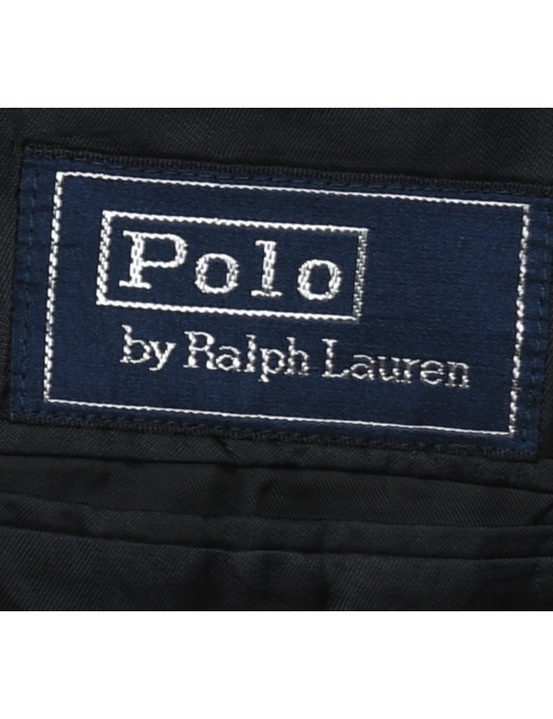 Ralph Lauren Double-Breasted Black Blazer - L