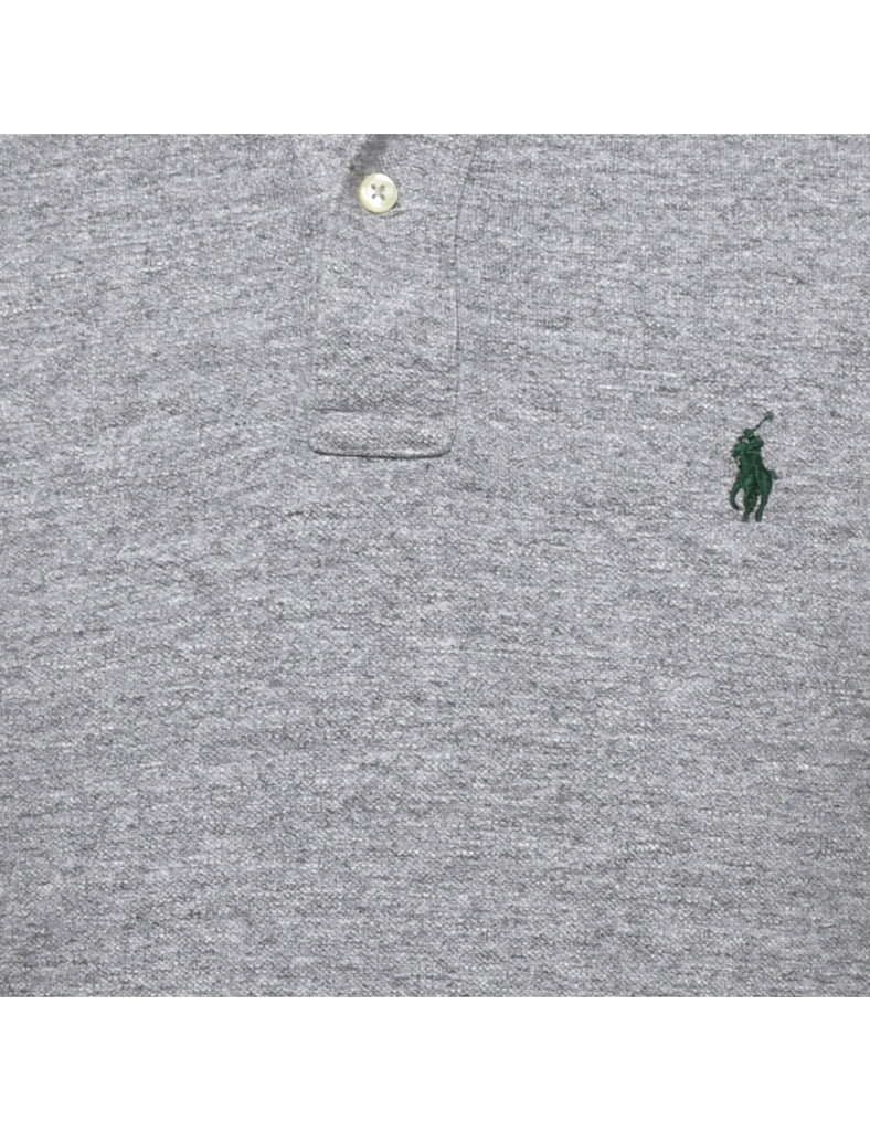 Ralph Lauren Grey Classic Polo Shirt - S