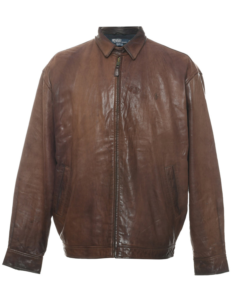 Ralph Lauren Leather Jacket - L