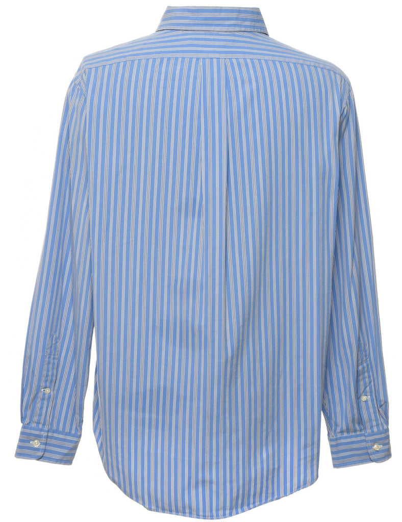 Ralph Lauren Light Blue & White Striped Shirt - L