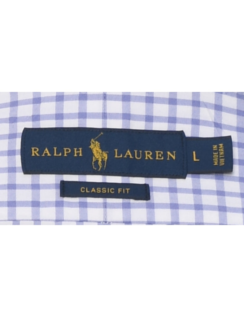 Ralph Lauren Lilac Checked Shirt - L
