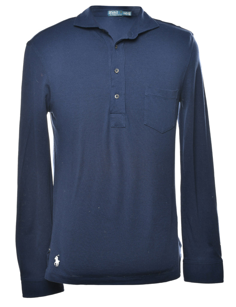 Ralph Lauren Long-Sleeve Navy Rugby Shirt - M