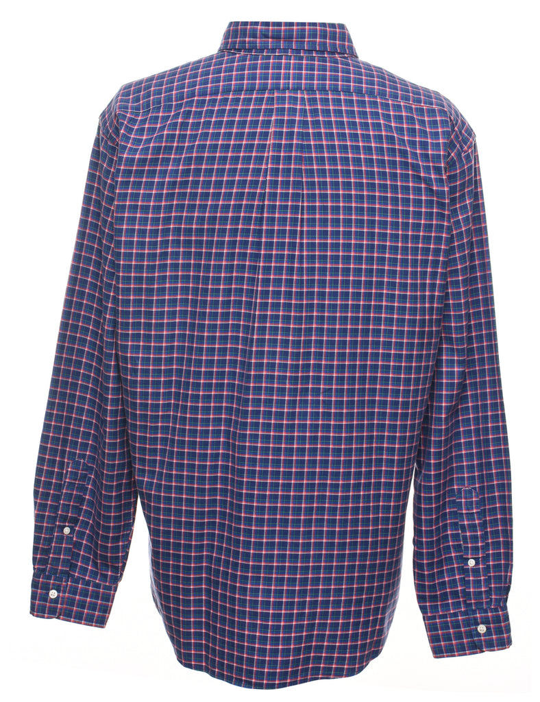 Ralph Lauren Navy & Red Classic Checked Shirt - XL