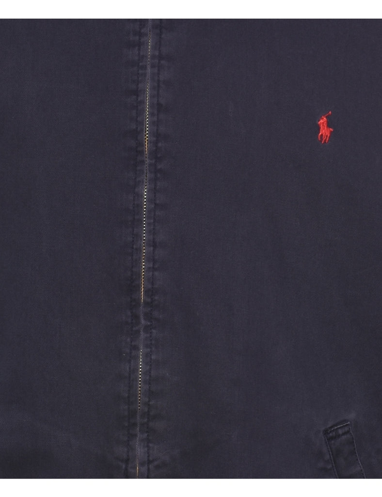 Ralph Lauren Navy Zip-Front Jacket - XL