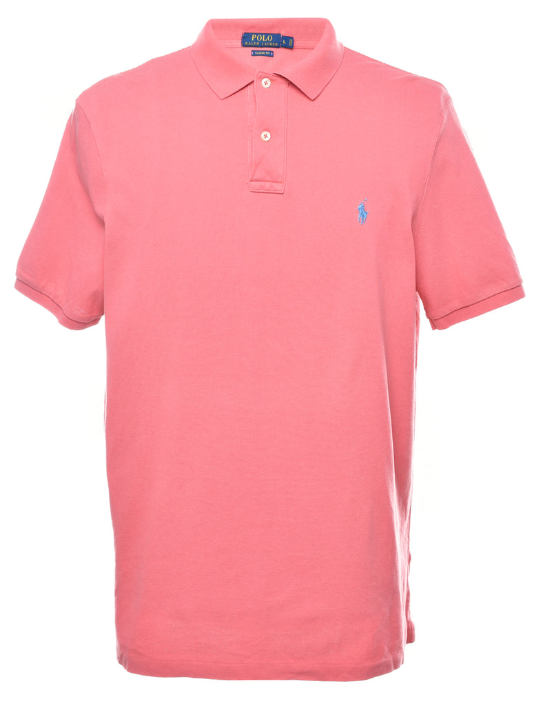 Ralph Lauren Pink Classic Polo Shirt - L