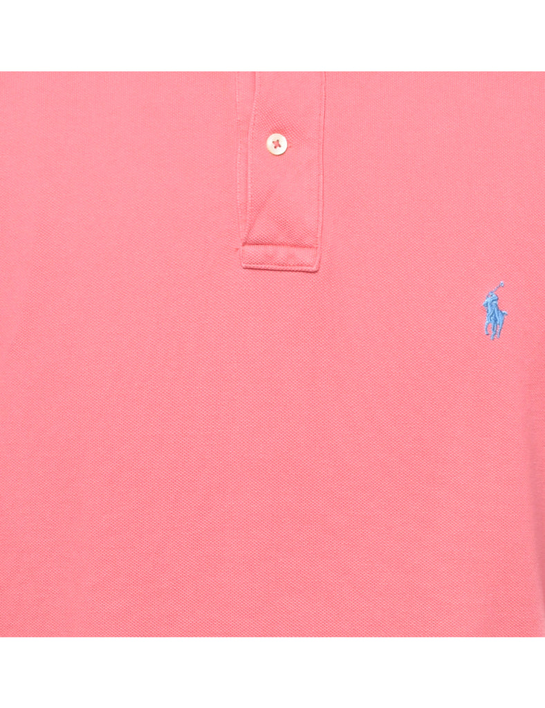 Ralph Lauren Pink Classic Polo Shirt - L