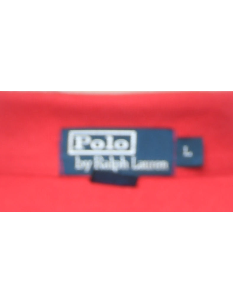 Ralph Lauren Red Classic Polo Shirt - L