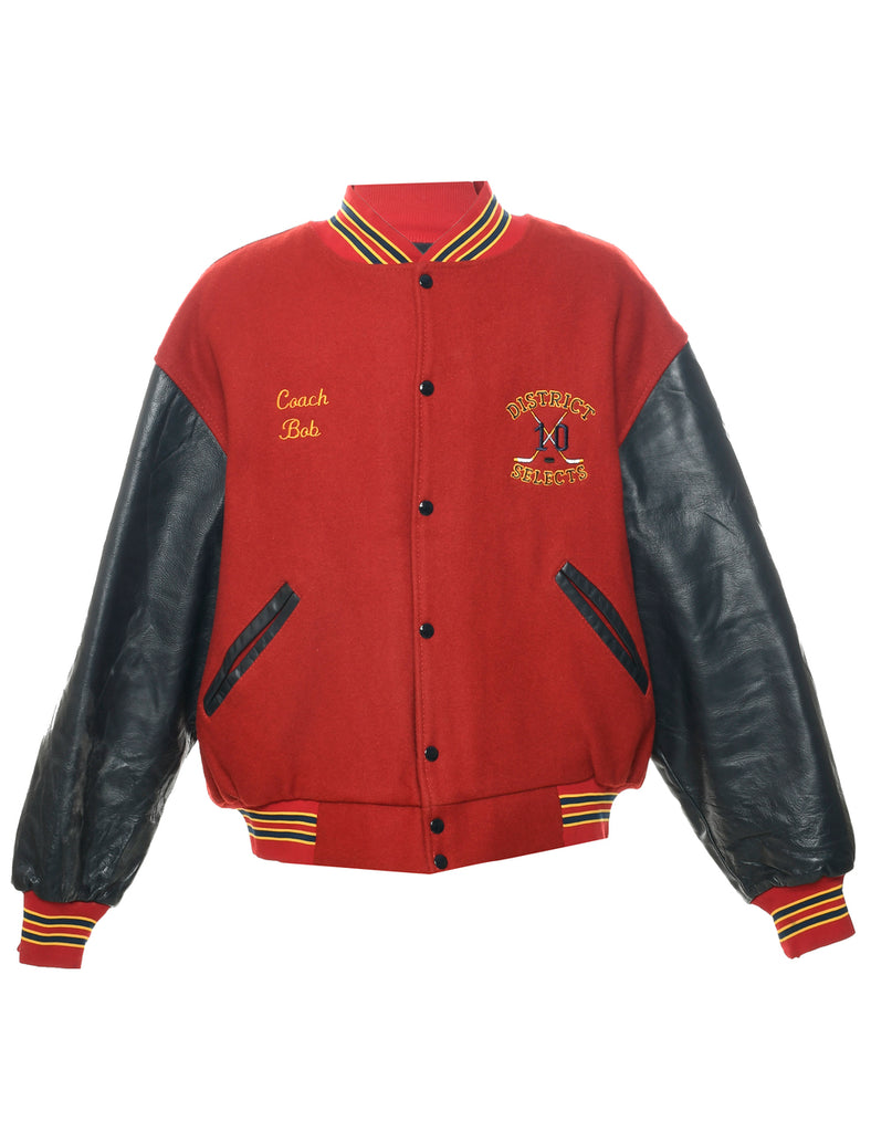 Red Bomber Jacket - XXL