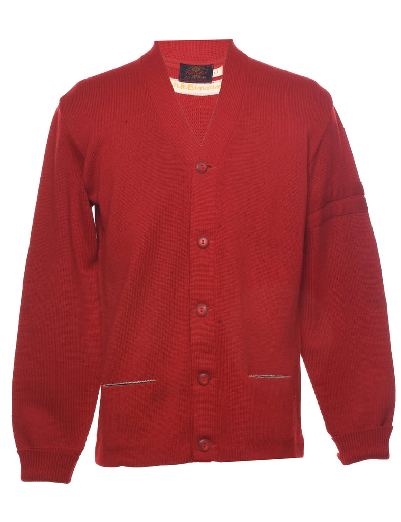 Red Cardigan - L