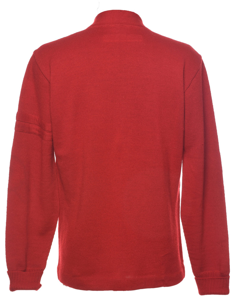 Red Cardigan - L