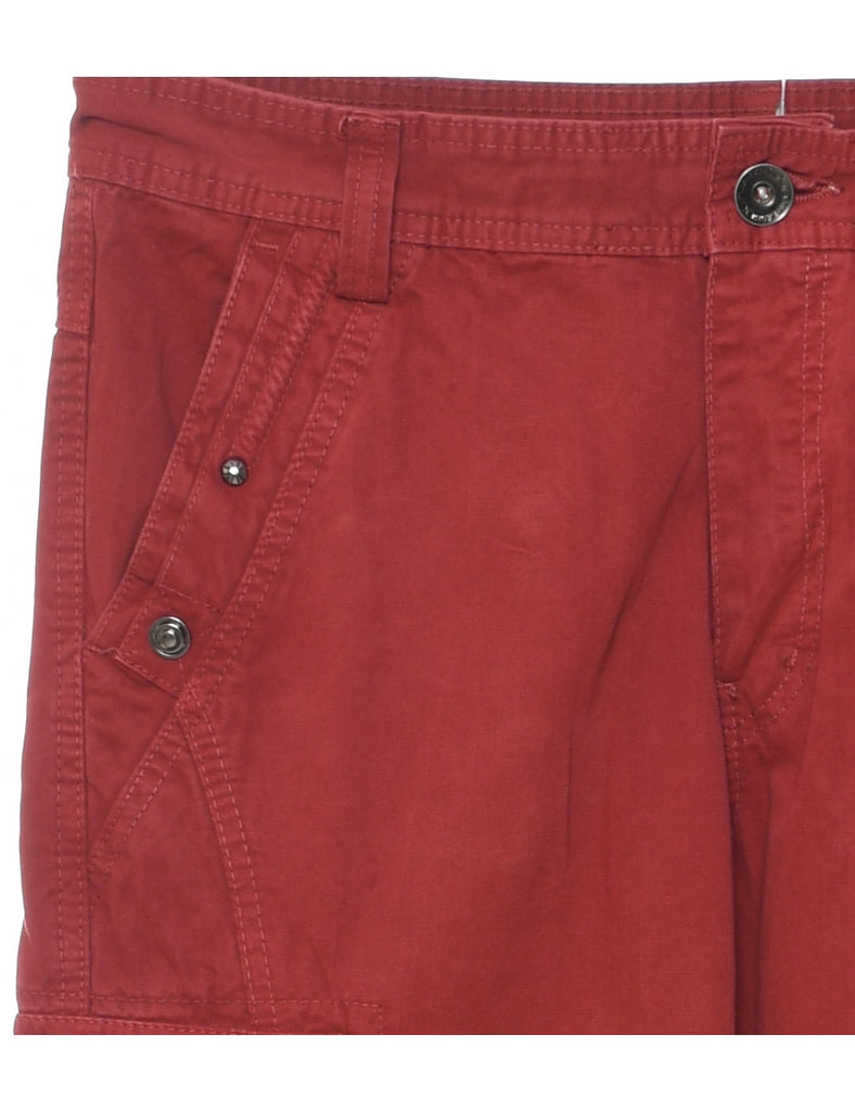 Red Cargo Pants - W34 L33
