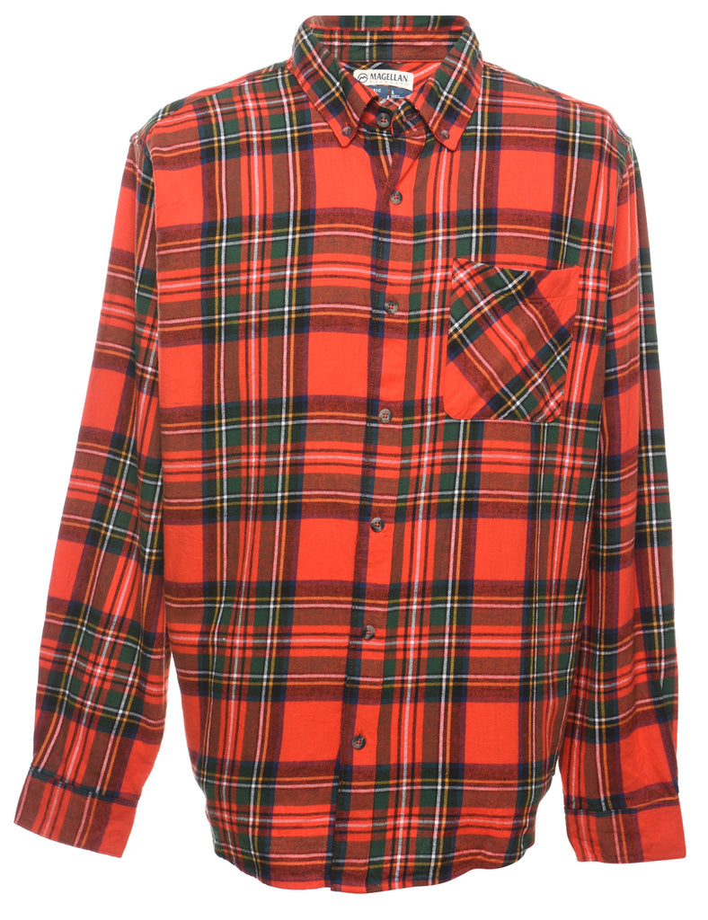 Red Checked Shirt - L