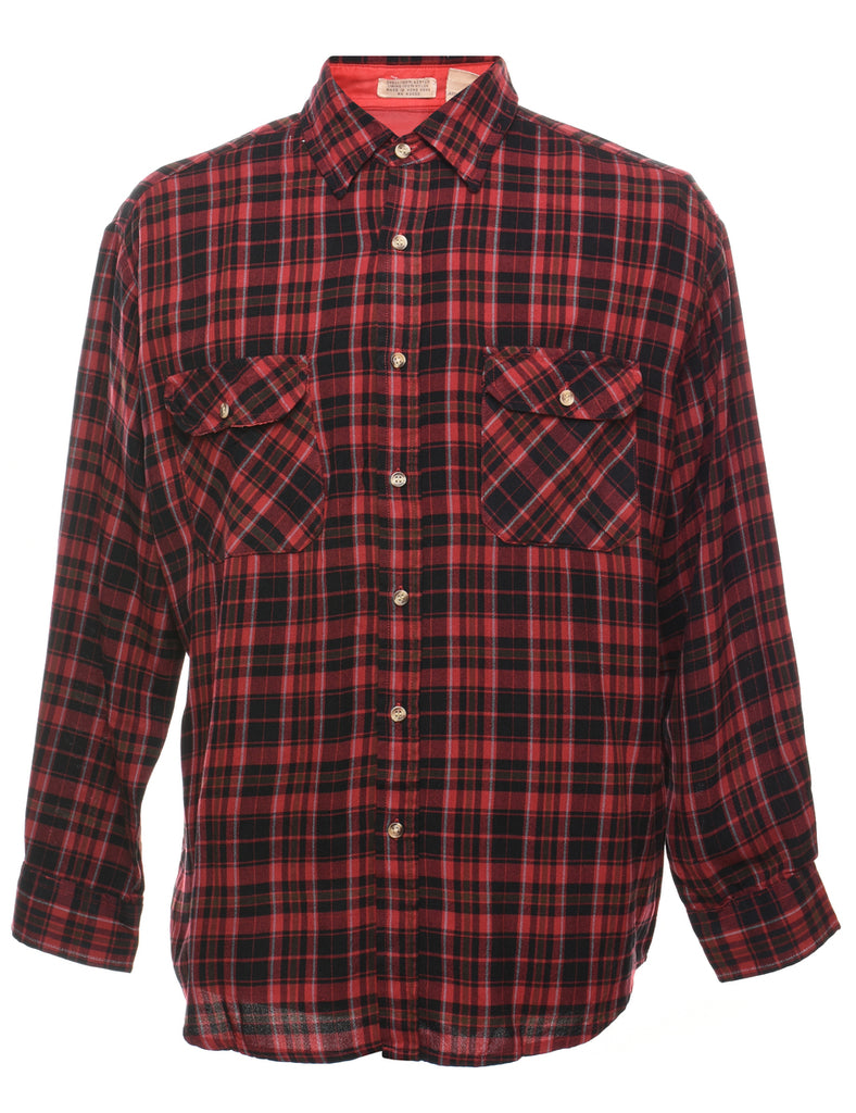 Red Checked Shirt - L