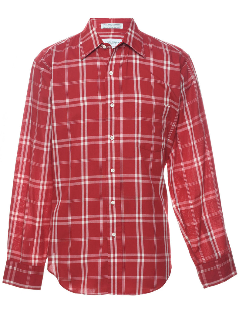 Red Checked Shirt - L