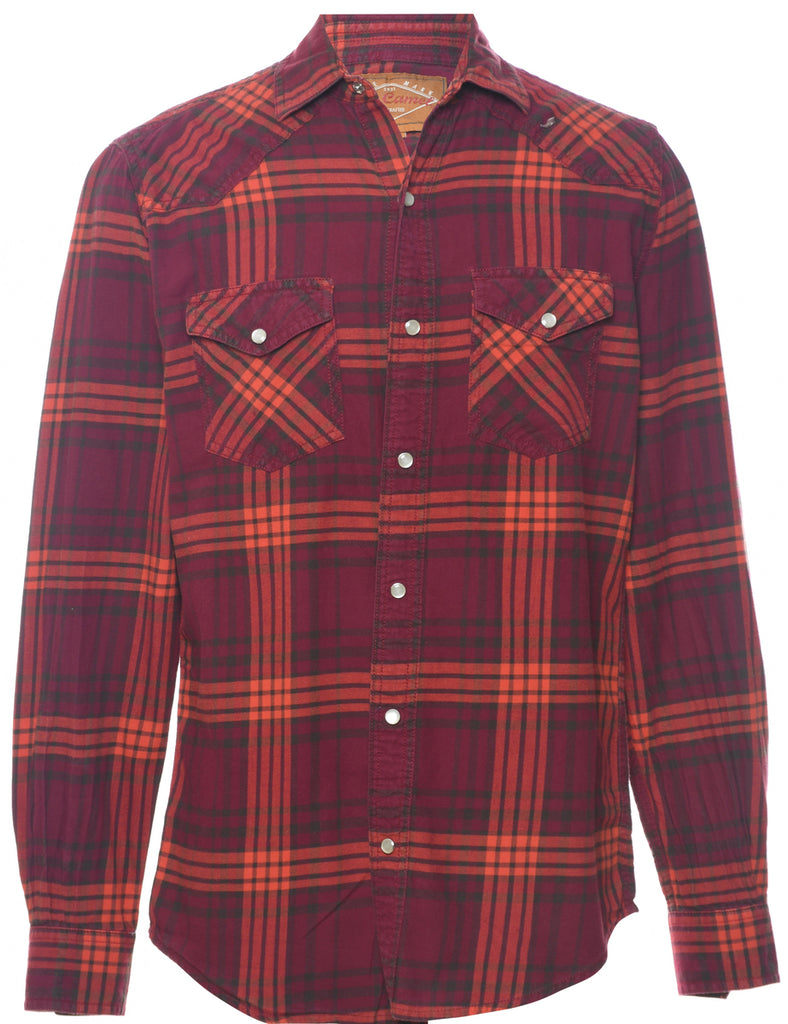 Red Checked Shirt - S