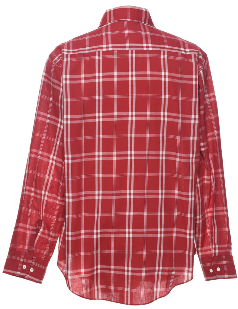 Red Checked Shirt - L