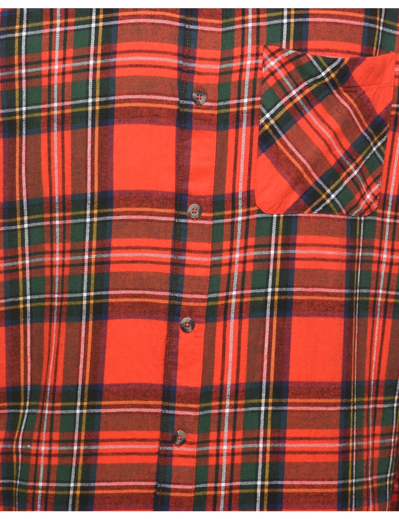 Red Checked Shirt - L