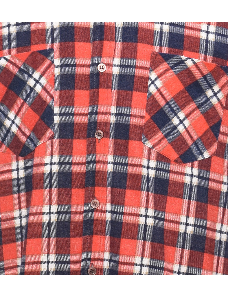 Red Checked Shirt - M