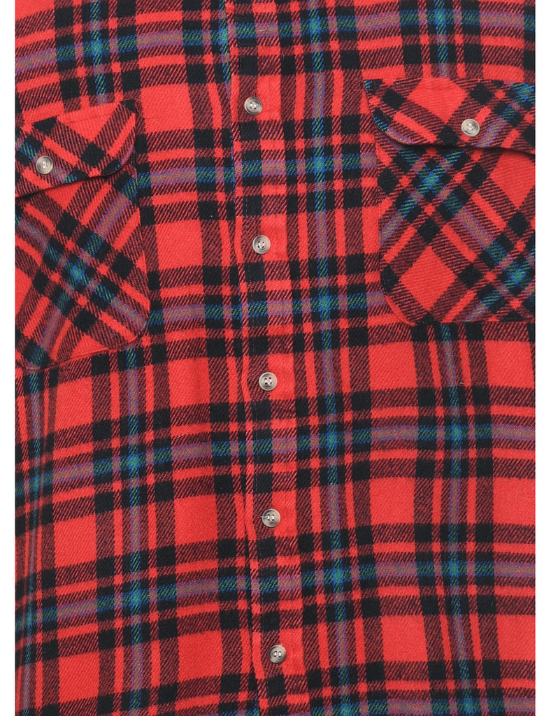 Red Checked Shirt - XL