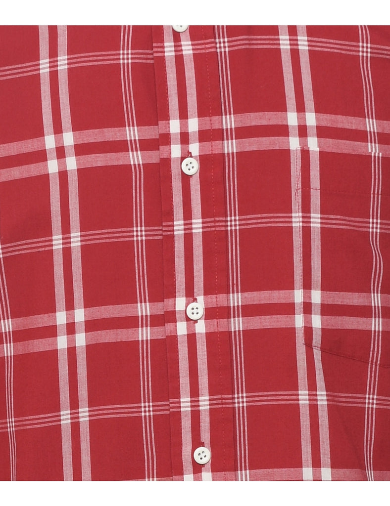 Red Checked Shirt - L