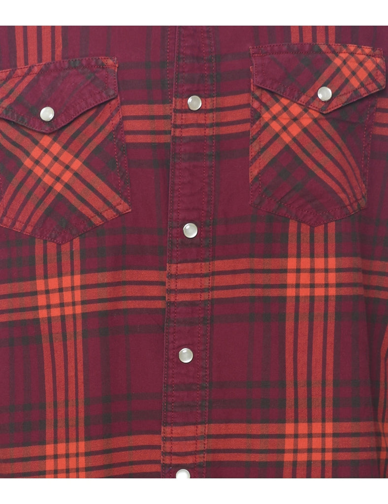 Red Checked Shirt - S
