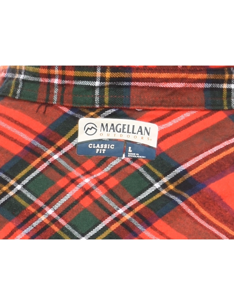 Red Checked Shirt - L