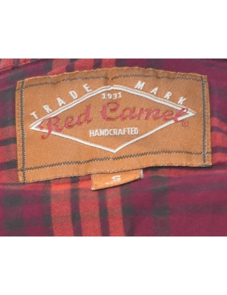 Red Checked Shirt - S