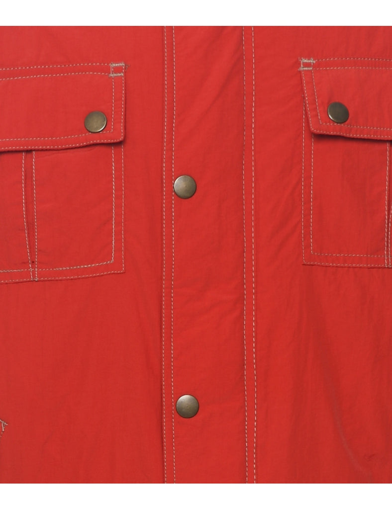 Red Classic Nylon Jacket - XL